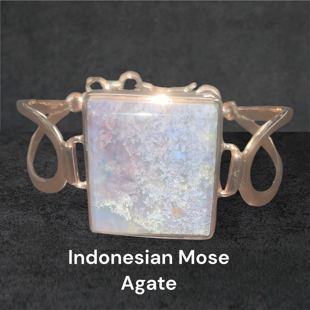 Indonesian Moss Agate Bracelet